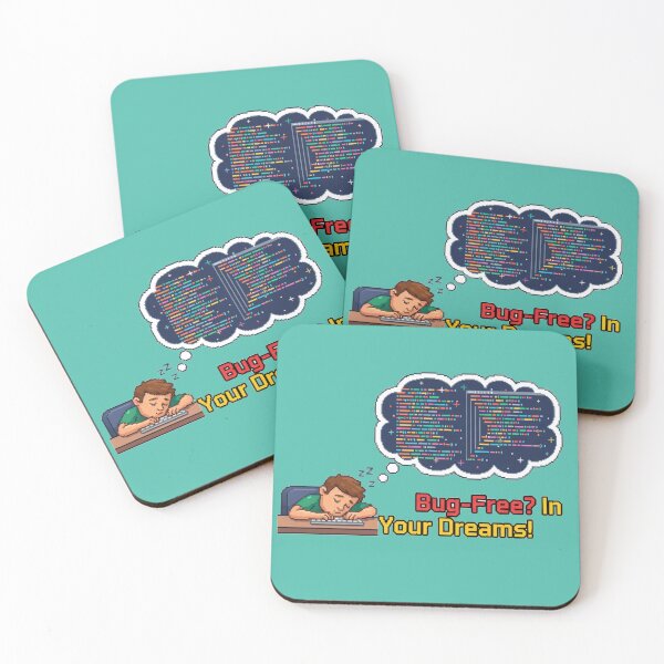 Item preview, Bug-Free In Your Dreams Pixel Art designed and sold by WiserShop.