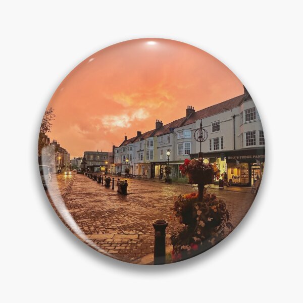 Item preview, Wells Market Place at Sunset designed and sold by Naturally Mindful.