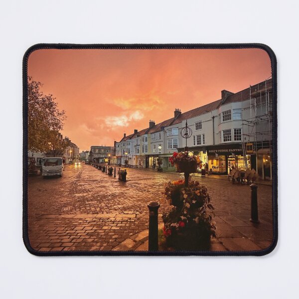 Item preview, Wells Market Place at Sunset designed and sold by Naturally Mindful.