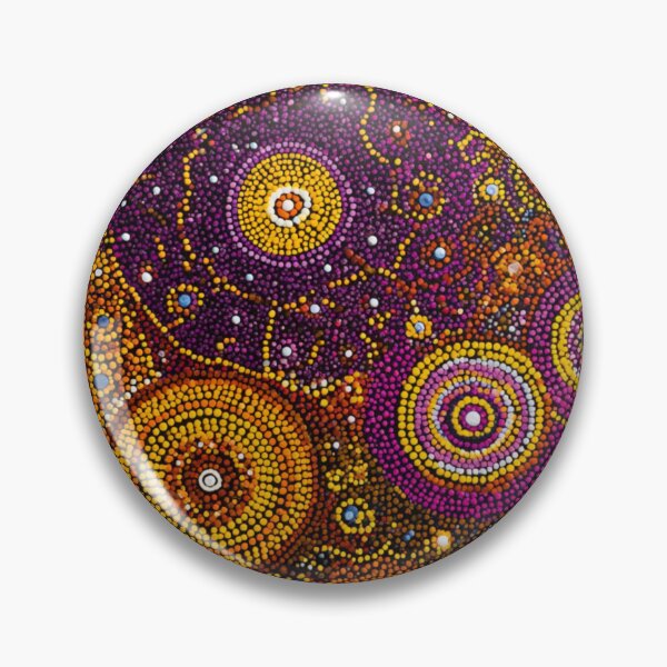 Item preview, Aboriginal Inspired Dot Art - Spiritual World designed and sold by GrinGalore.