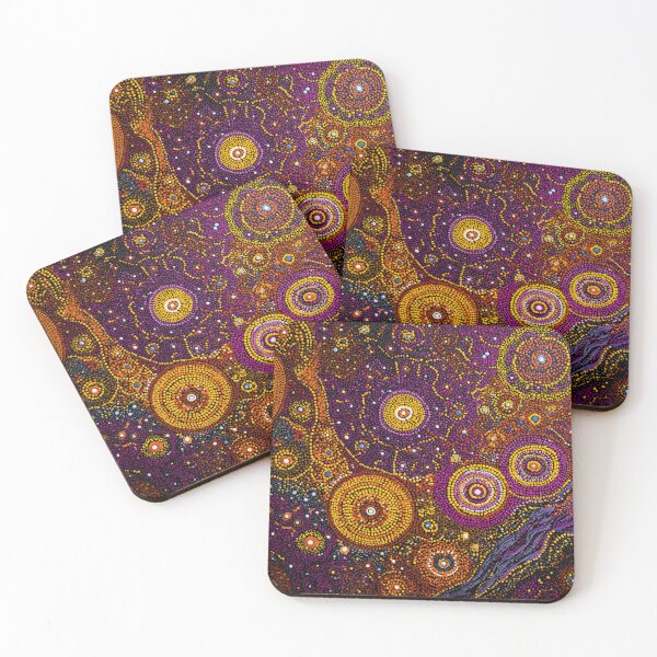 Item preview, Aboriginal Inspired Dot Art - Spiritual World designed and sold by GrinGalore.
