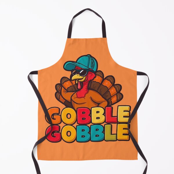 Item preview, Cool Turkey Gobble Gobble Funny Thanksgiving Design designed and sold by Sepinik.