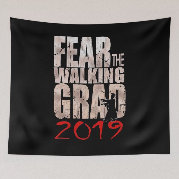 Item preview, Seniors 2019 Fear the Walking Grad Zombie designed and sold by RiffXS.