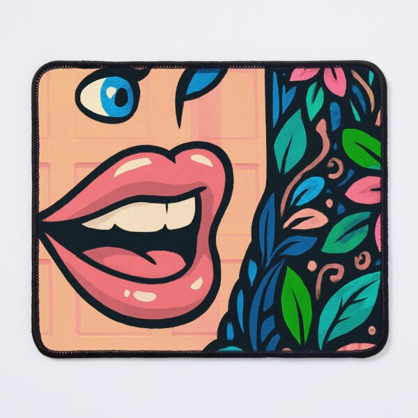 Item preview, Eye-Nostril Bloom – Surreal Street Art Cartoon designed and sold by IleniArt.