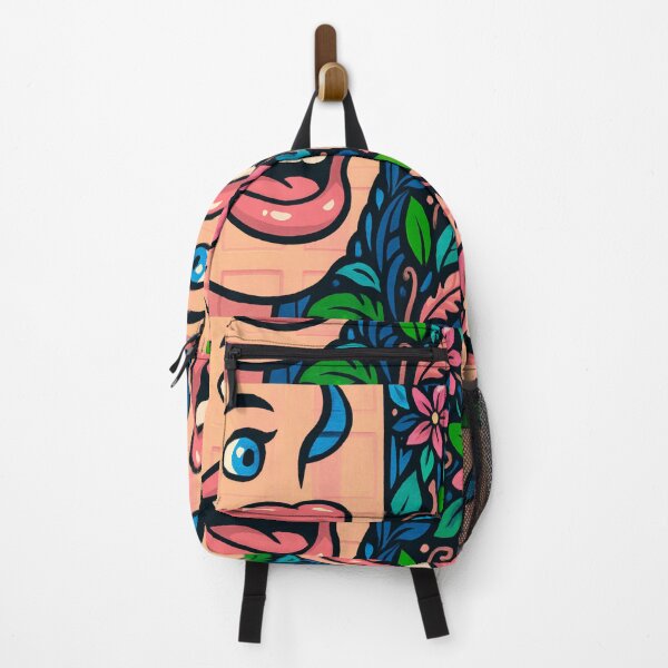Item preview, Eye-Nostril Bloom – Surreal Street Art Cartoon designed and sold by IleniArt.