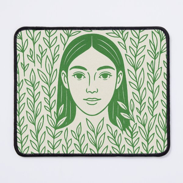 Item preview, Botanical Woman Portrait Illustration designed and sold by Catiess.