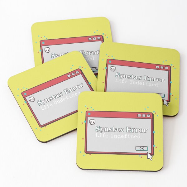 Item preview, Syntax Error Life Undefined Art designed and sold by WiserShop.