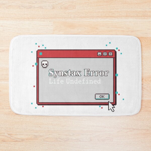 Item preview, Syntax Error Life Undefined Art designed and sold by WiserShop.
