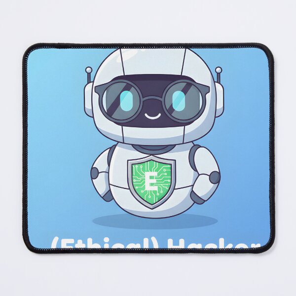 Item preview, Cute Ethical Hacker Robot – Cyber Security Geek Humor designed and sold by Pandastore14.