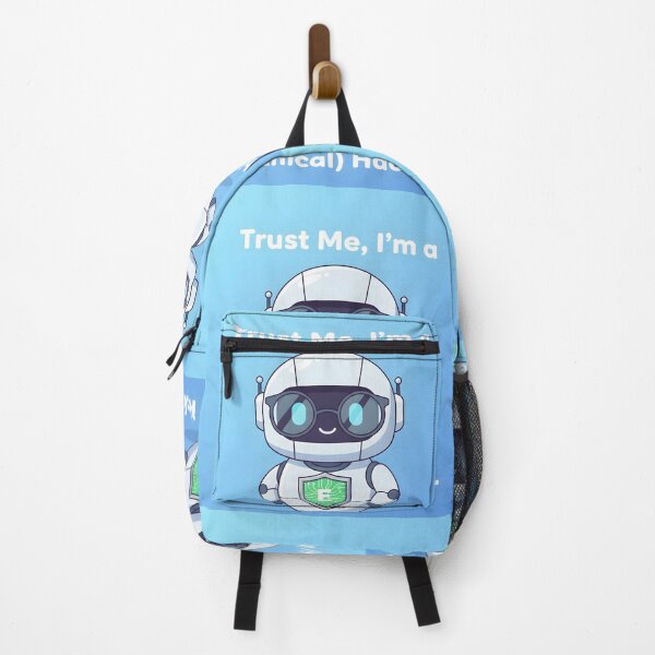Item preview, Cute Ethical Hacker Robot – Cyber Security Geek Humor designed and sold by Pandastore14.