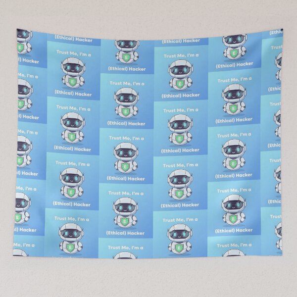 Item preview, Cute Ethical Hacker Robot – Cyber Security Geek Humor designed and sold by Pandastore14.