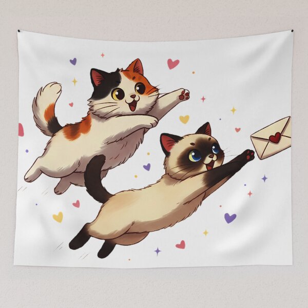 Item preview, Love & Lunacy Cupid Cats in Bubble Dreamscape | Gothic Romance designed and sold by meesub.
