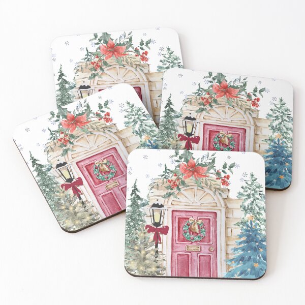 Item preview, Vintage Christmas Winter Door designed and sold by CaseMastery.