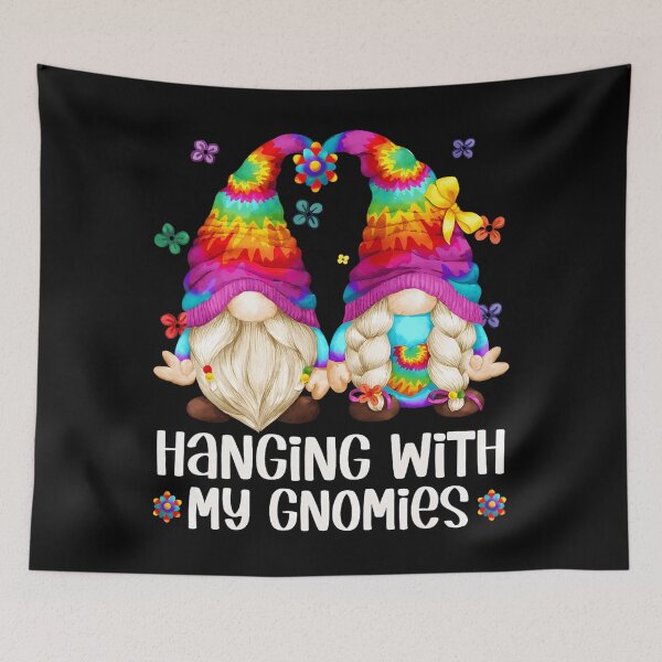 Item preview, Gnomies Hangin My Quote Happy Holiday With Vintage Funny designed and sold by Rackaam777Art.