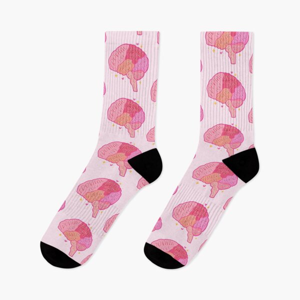 Item preview, Anatomical brain - pink colors designed and sold by mikasa.art.