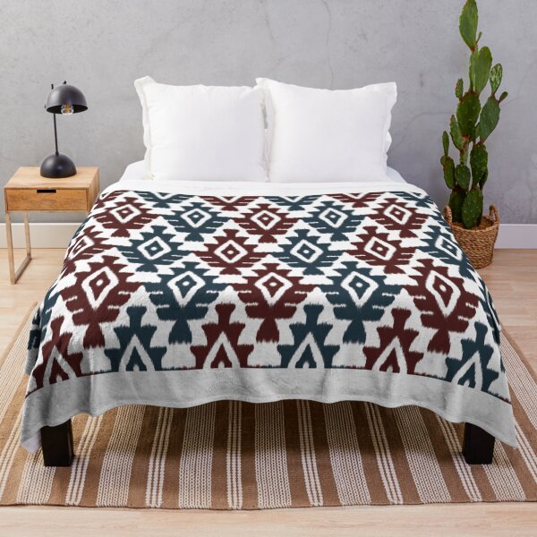 Item preview, Vibrant Ikat – Bold & Unique Handwoven Pattern designed and sold by Line-Aura.