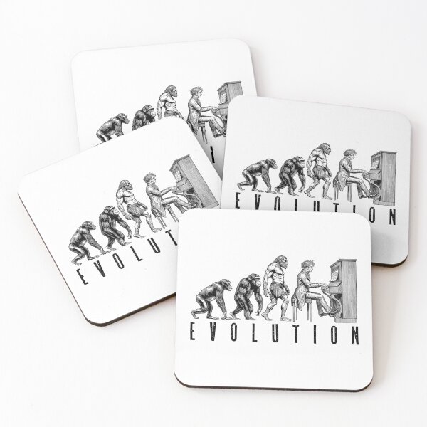 Item preview, Piano Player Evolution Funny Pianist Musician Music designed and sold by GrandeDuc.