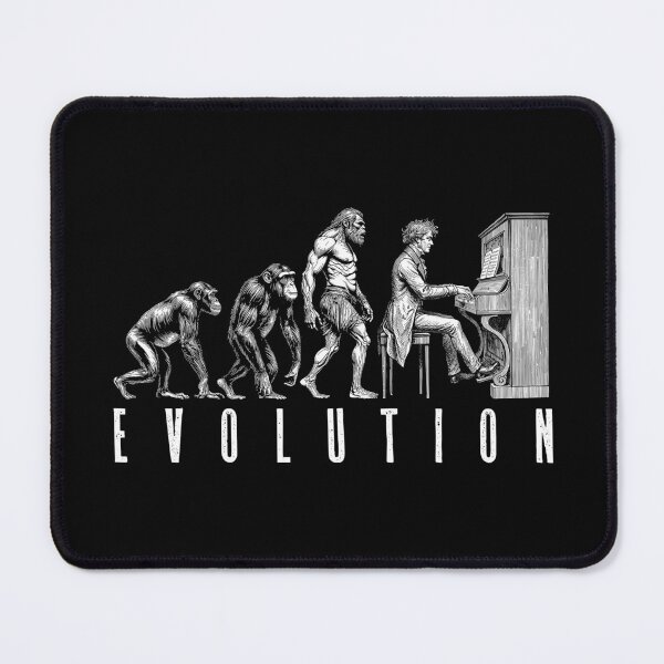 Item preview, Piano Player Evolution Funny Pianist Musician Music designed and sold by GrandeDuc.