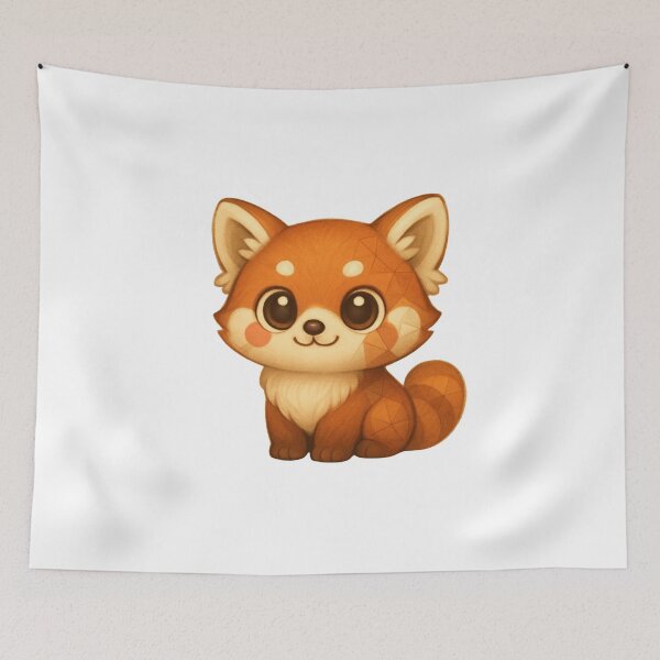 Item preview, GeoCuddle Baby Red Panda – Little Ember Friend designed and sold by GeoWild Designs.