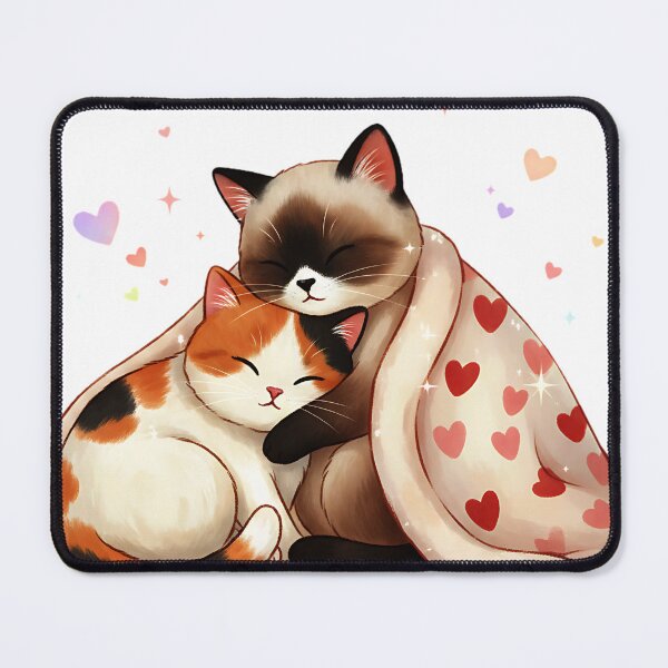 Item preview, Love-Hate Tug-of-War Cats | Gothic Anti-Valentine's Day designed and sold by meesub.