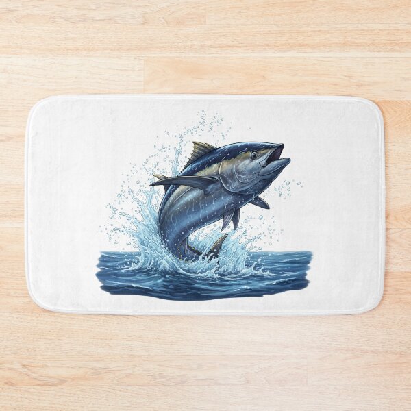 Item preview, Dynamic Tuna Burst - Leaping Fish Splash Art | High-Quality Ocean Wildlife designed and sold by EverBranz-stor.