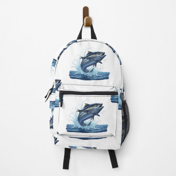 Item preview, Dynamic Tuna Burst - Leaping Fish Splash Art | High-Quality Ocean Wildlife designed and sold by EverBranz-stor.