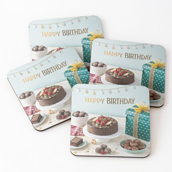 Item preview, CHOCOLATE CAKE BIRTHDAY designed and sold by Fabrifrank.
