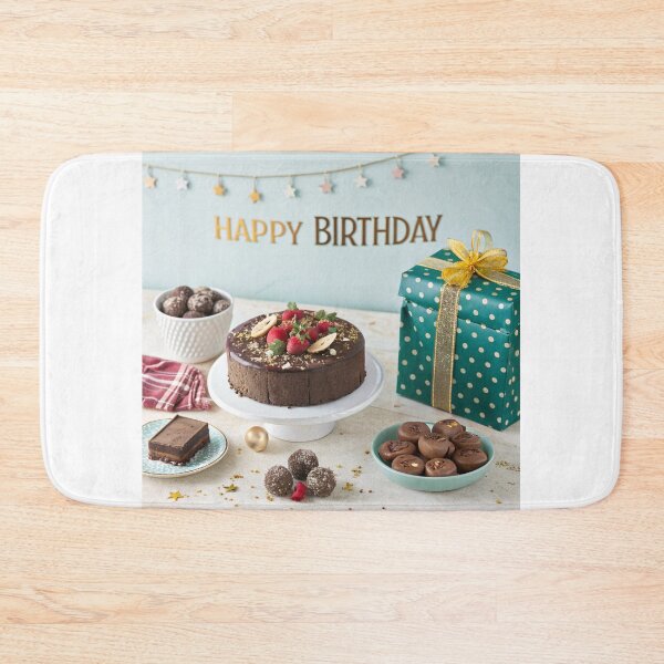 Item preview, CHOCOLATE CAKE BIRTHDAY designed and sold by Fabrifrank.