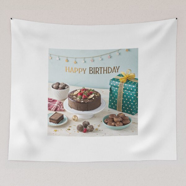 Item preview, CHOCOLATE CAKE BIRTHDAY designed and sold by Fabrifrank.