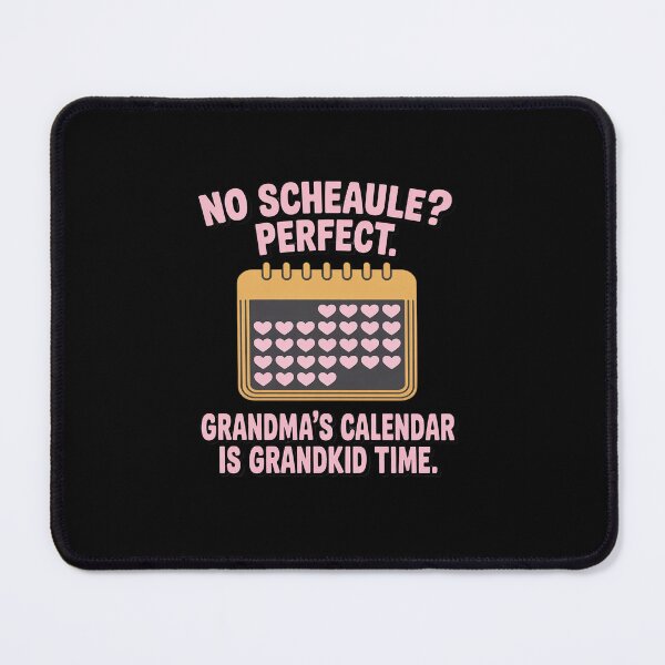 Item preview, Grandma Calendar Grandkid Time Novelty designed and sold by tabdejinti.