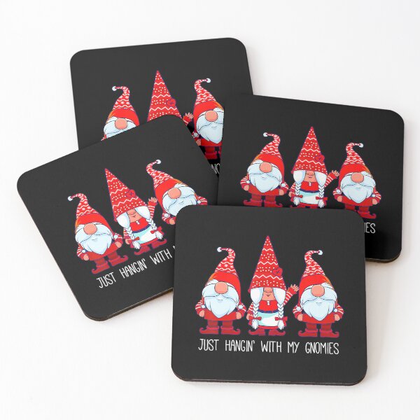 Item preview, With Holiday Quote Vintage Gnomies My Funny Happy Hangin designed and sold by Rackaam777Art.