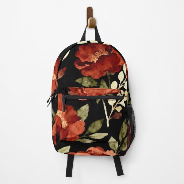 Item preview, Harvest Ember Pattern | Rust Red & Olive Floral Design designed and sold by auraRM studio.