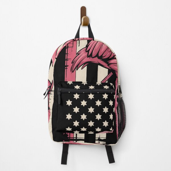 Item preview, Usa American Flag Pink Flamingo designed and sold by ChristopStano.