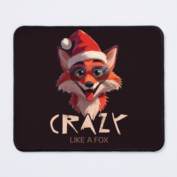Item preview, Crazy Like a Fox Funny Christmas Fox designed and sold by SolaoLab.