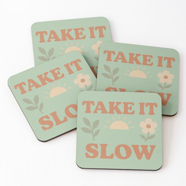 Item preview, Take It Slow – Boho Retro Mindful Design designed and sold by johnExpress02.
