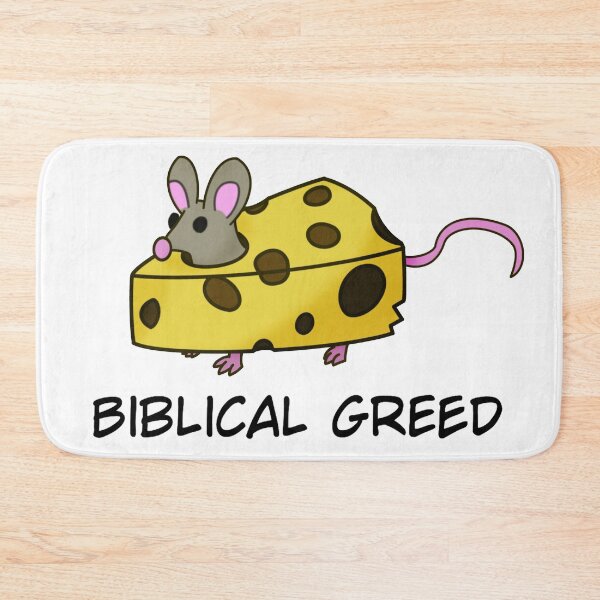 Item preview, Greedy cheese stuck mouse designed and sold by Loo's Bazaar.