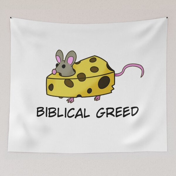 Item preview, Greedy cheese stuck mouse designed and sold by Loo's Bazaar.