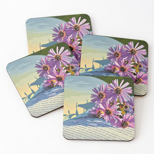 Item preview, Asters and Book designed and sold by tomorrowsart.