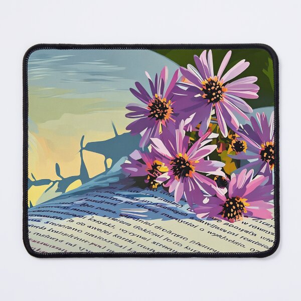 Item preview, Asters and Book designed and sold by tomorrowsart.