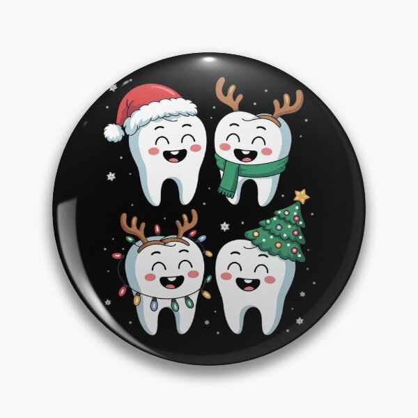 Item preview, Cute Christmas Dental Tooth Characters Fun Holiday Dentist designed and sold by NeomiStoreSS.