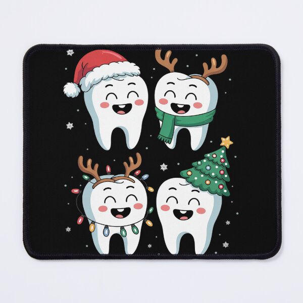 Item preview, Cute Christmas Dental Tooth Characters Fun Holiday Dentist designed and sold by NeomiStoreSS.