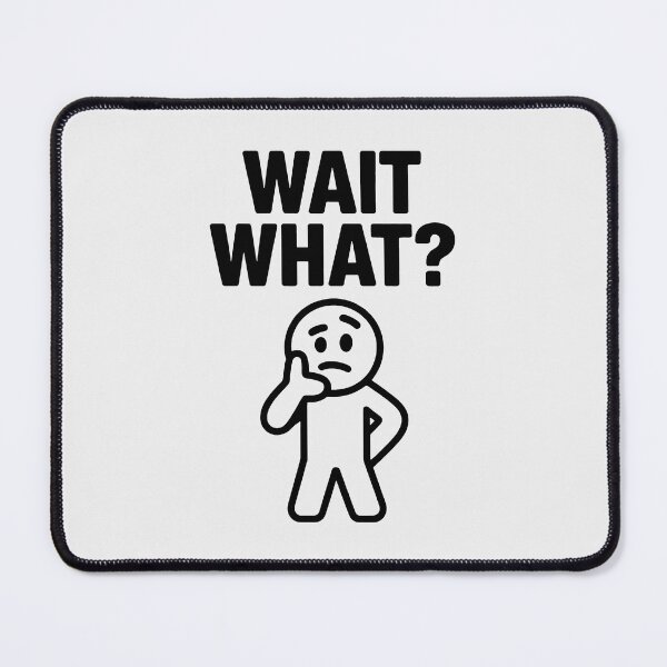 Item preview, Wait What Thinking Man Meme Funny Confused designed and sold by SplashTastic.
