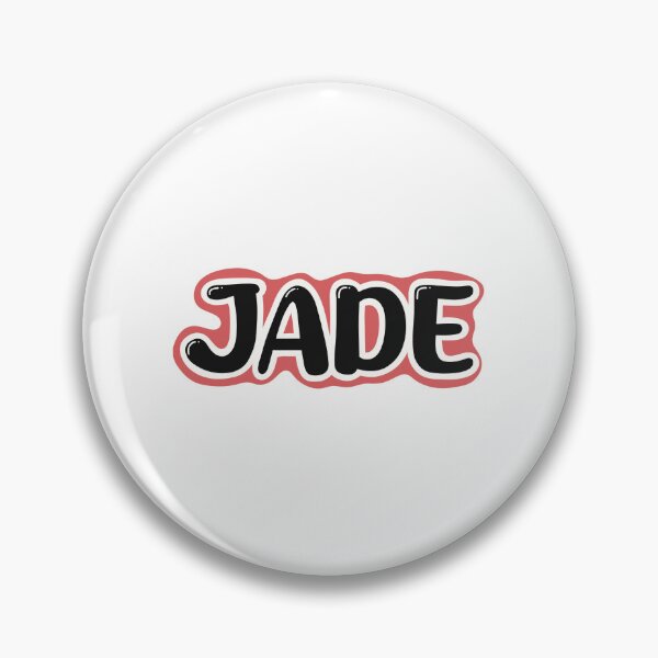 Item preview, Jade, name, pink background designed and sold by CreatiSabi.