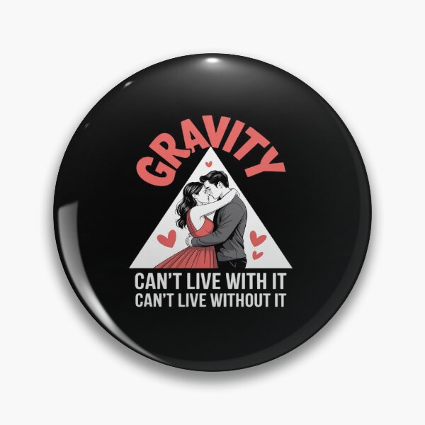 Item preview, Gravity Love Couple Graphic Science Physics designed and sold by tabdejinti.