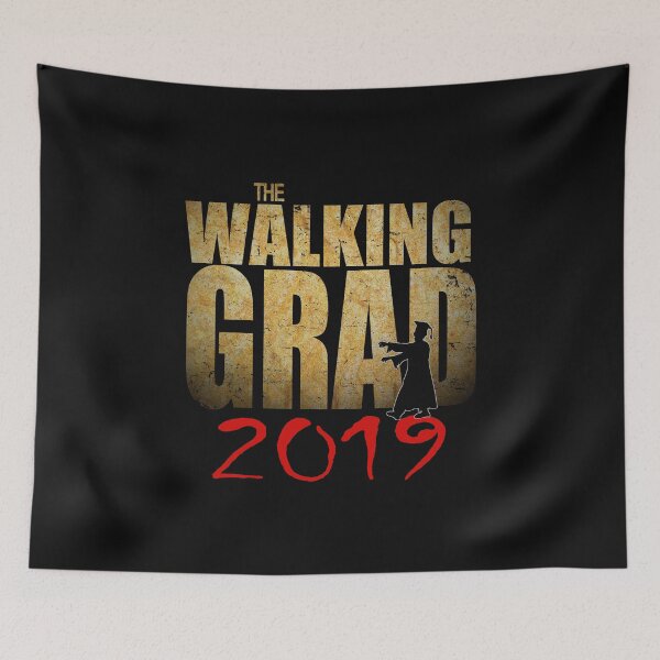 Item preview, Seniors 2019 Walking Grad Zombie designed and sold by RiffXS.