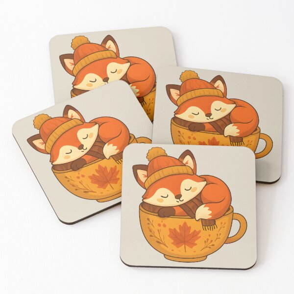 Item preview, Cozy Fox in a Teacup designed and sold by Icareis-Studios.
