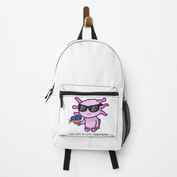 Item preview, axolotl with sunglasses pun joke watergun designed and sold by Loo's Bazaar.