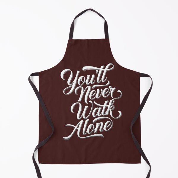 Item preview, You’ll Never Walk Alone – Inspirational Calligraphy Typography Design designed and sold by KRStyleClub.