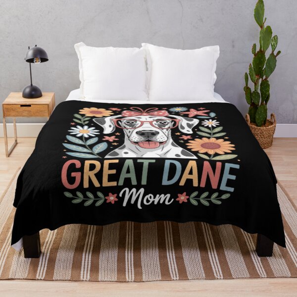 Item preview, Great Dane Mom Dog Lover Mother's Day Floral Women designed and sold by tabdejinti.