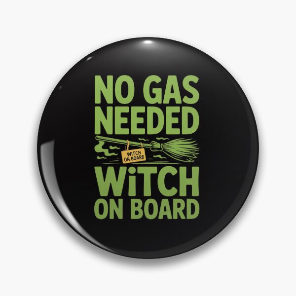 Item preview, Green Magic No Gas Needed Witch On Board designed and sold by tabdejinti.